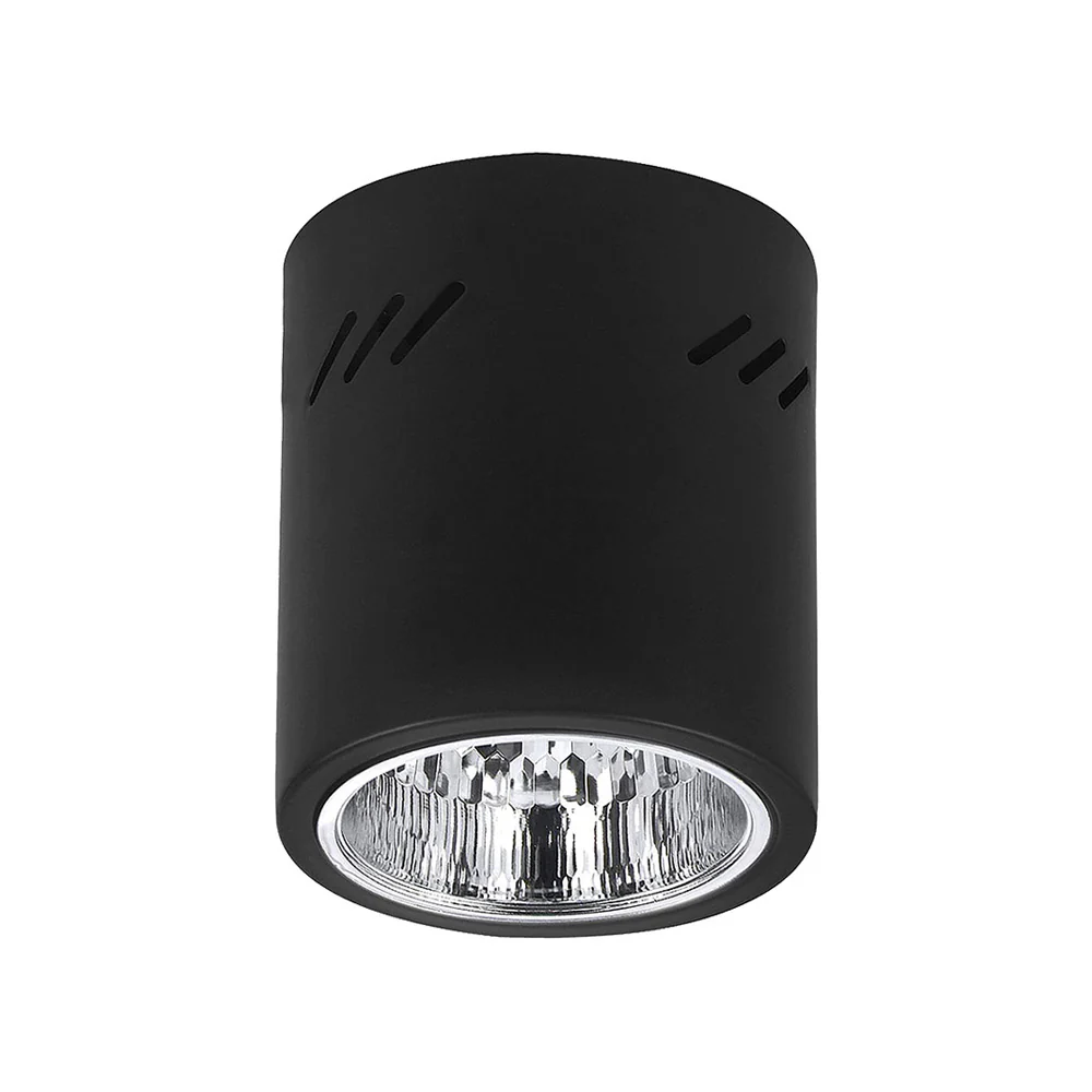 LF 03001B Surf Mounted E27x1 Black 4'